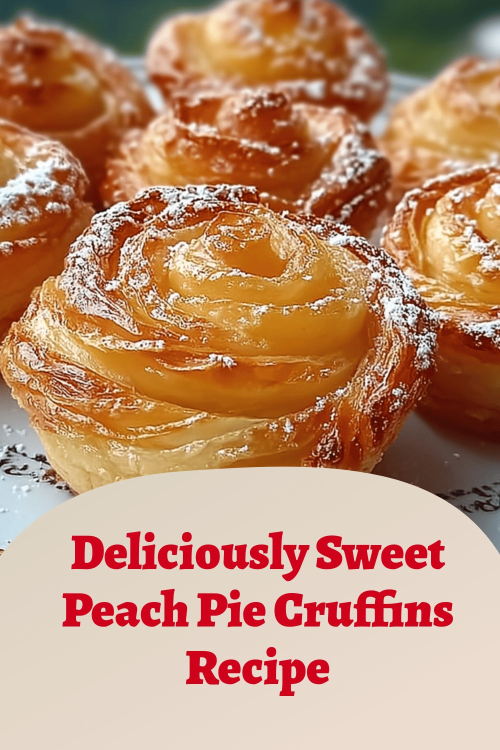 Deliciously Sweet Peach Pie Cruffins Recipe