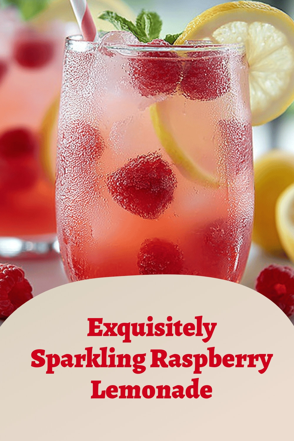 Exquisitely Sparkling Raspberry Lemonade