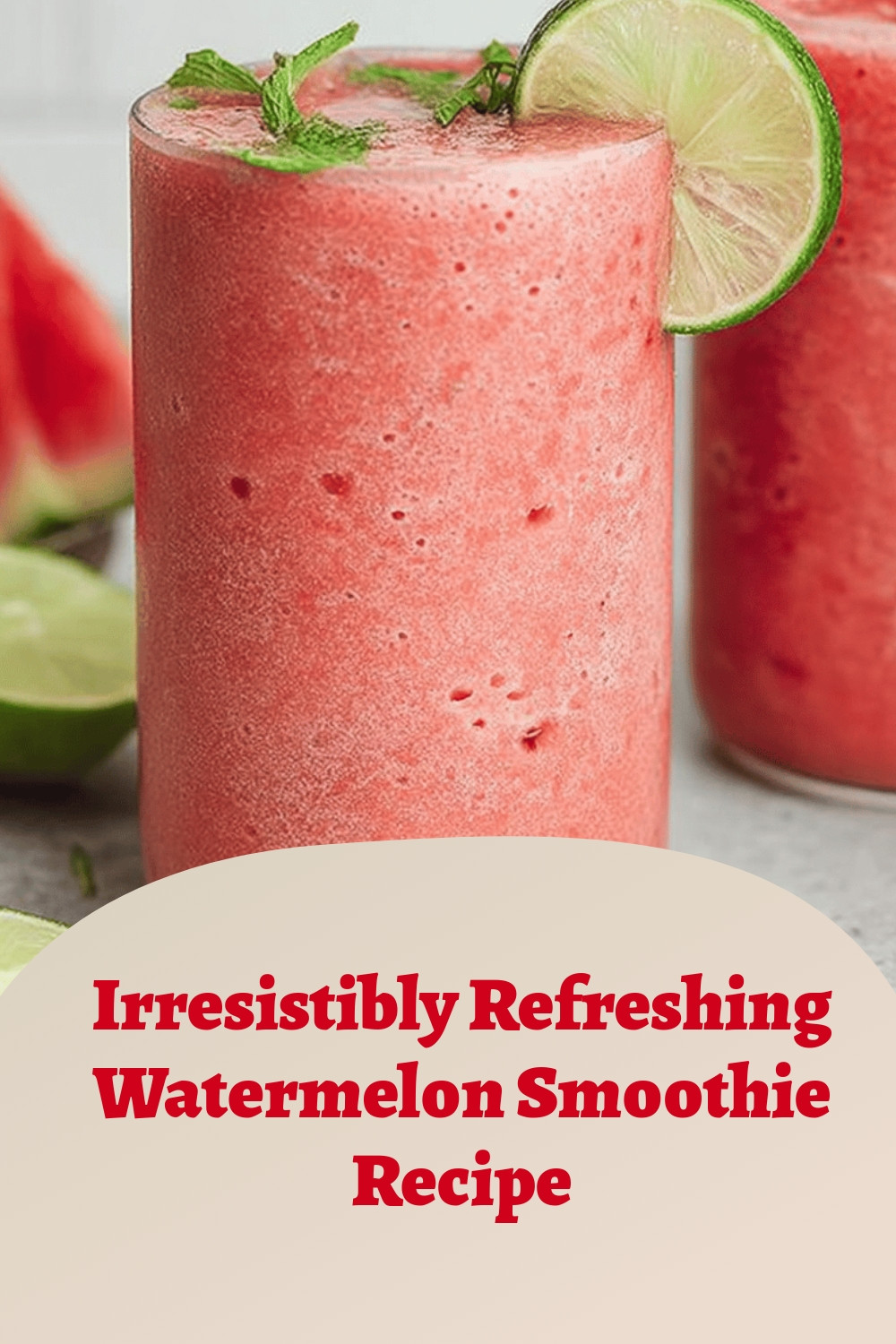 Irresistibly Refreshing Watermelon Smoothie Recipe