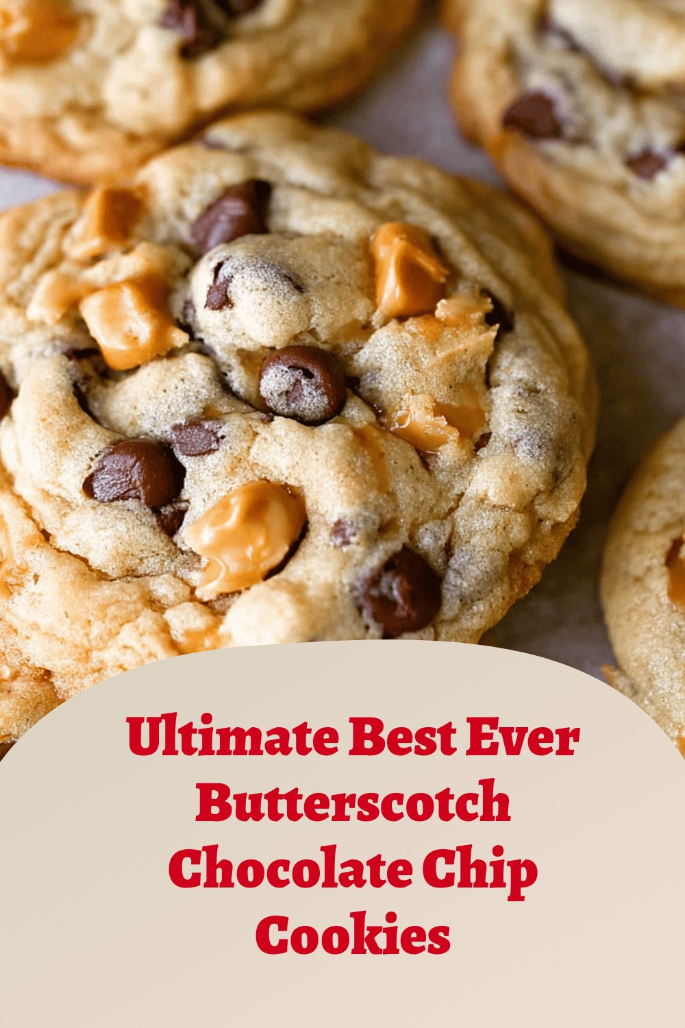 Ultimate Best Ever Butterscotch Chocolate Chip Cookies
