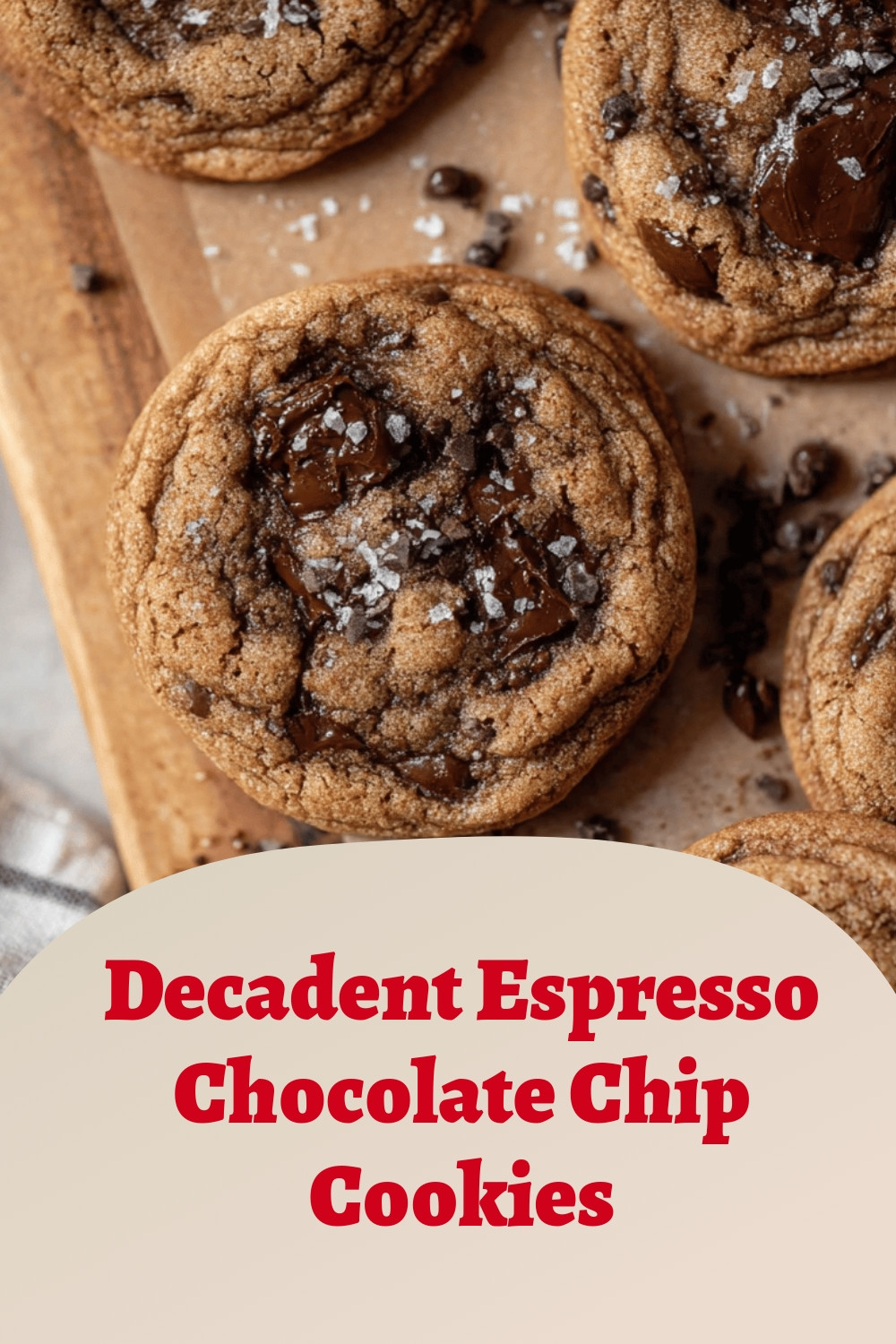 Decadent Espresso Chocolate Chip Cookies