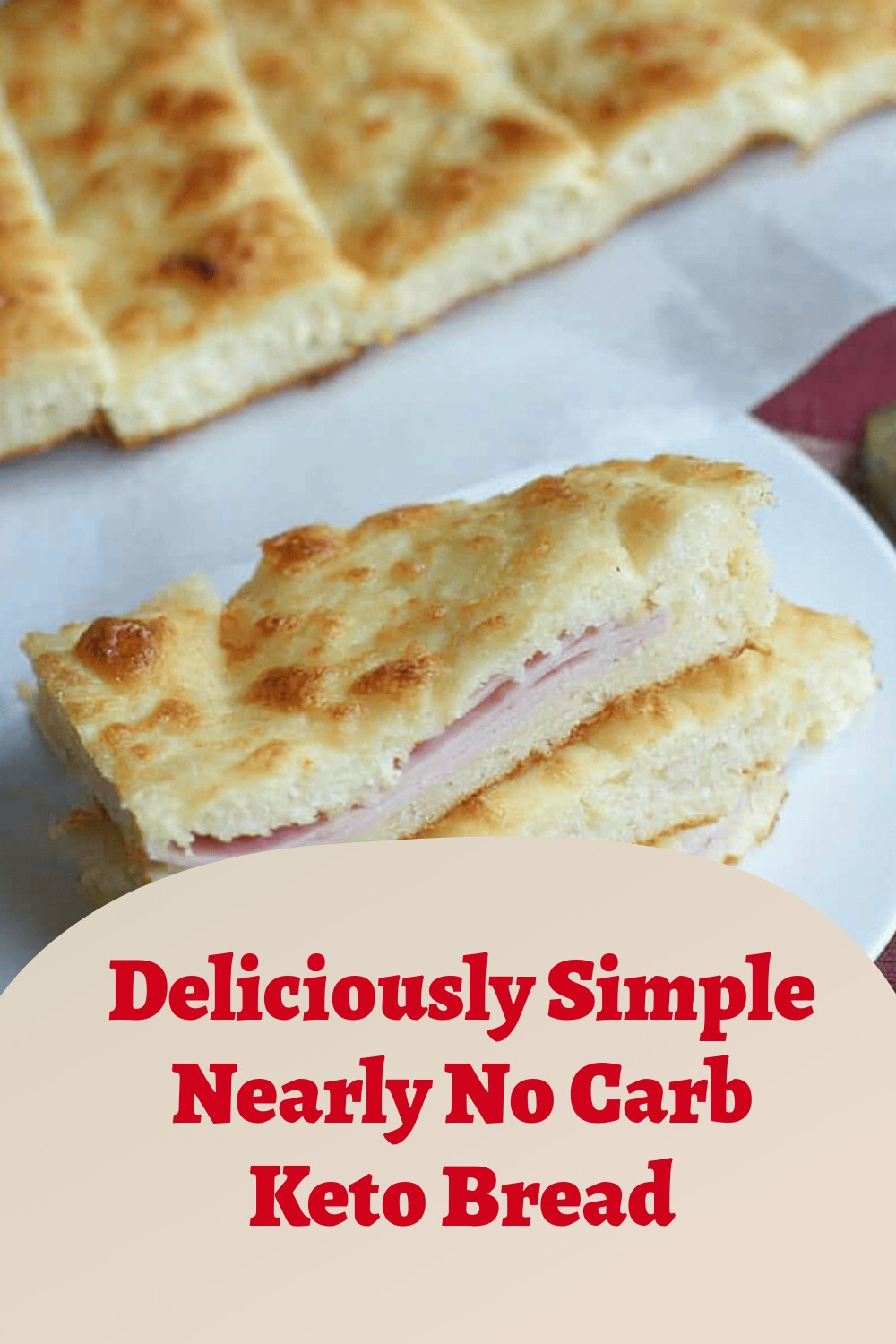 Deliciously Simple Nearly No Carb Keto Bread