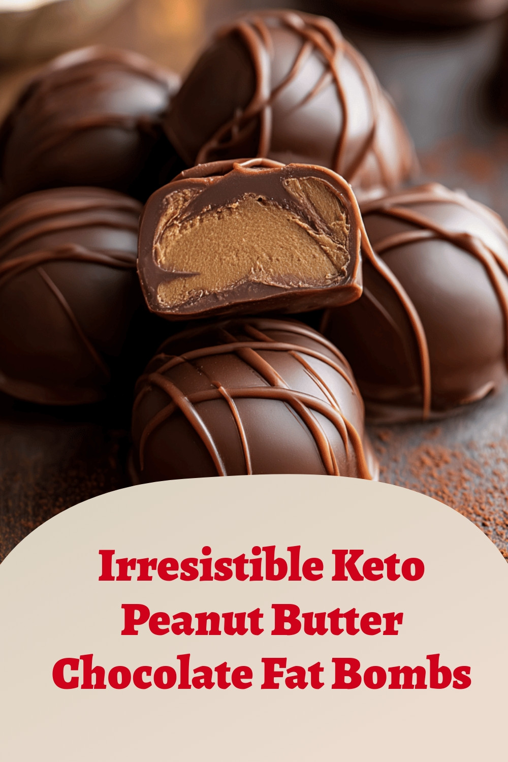 Irresistible Keto Peanut Butter Chocolate Fat Bombs