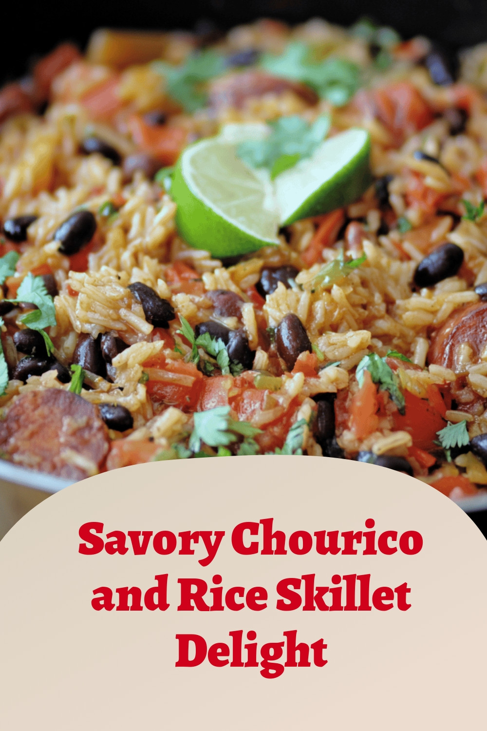 Savory Chourico and Rice Skillet Delight