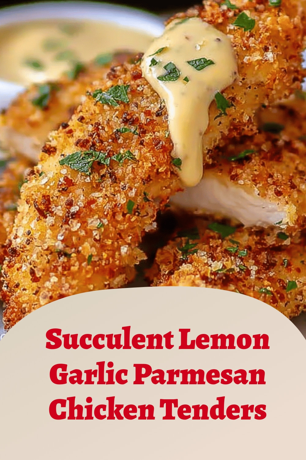 Succulent Lemon Garlic Parmesan Chicken Tenders