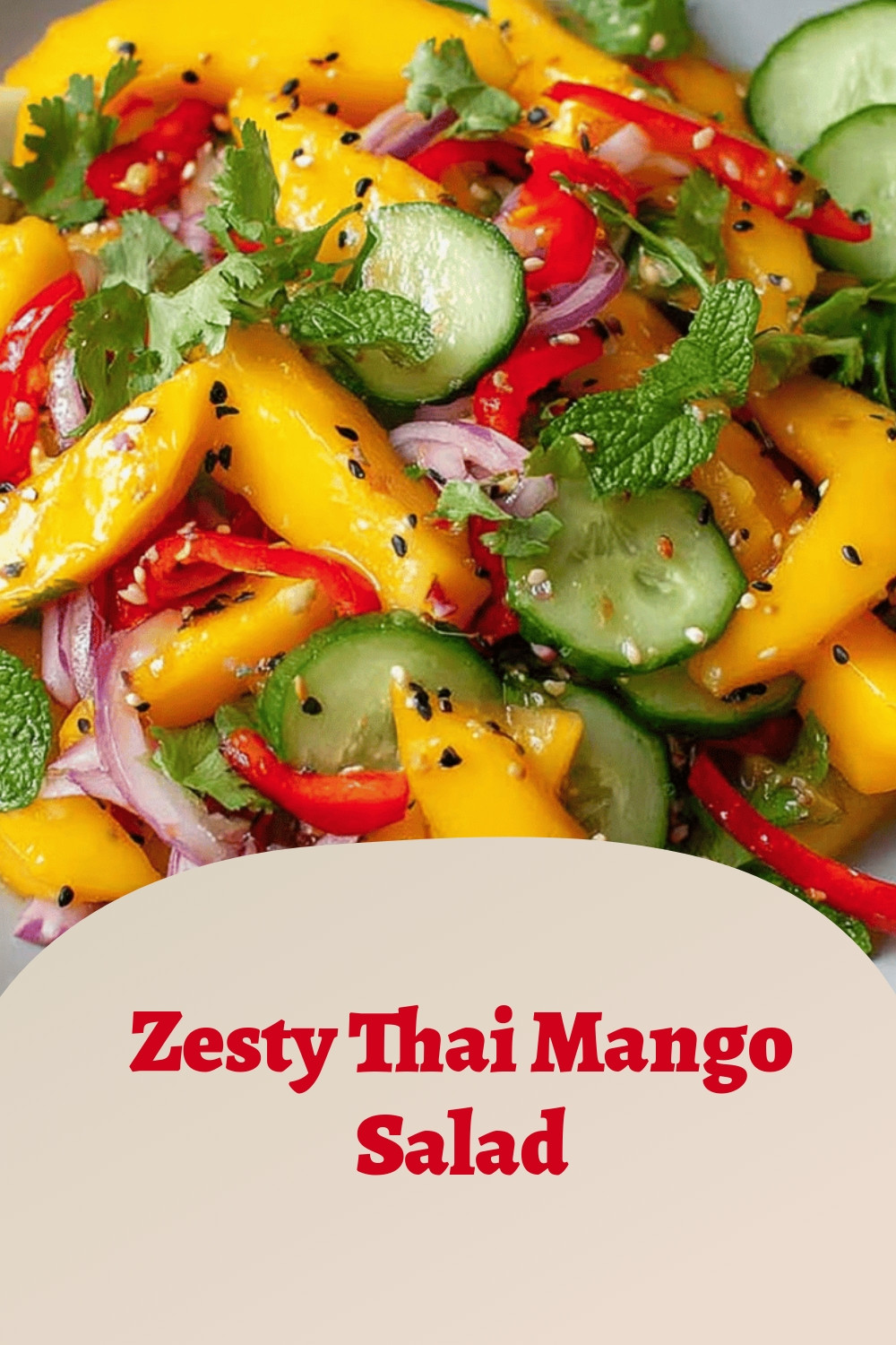 Zesty Thai Mango Salad